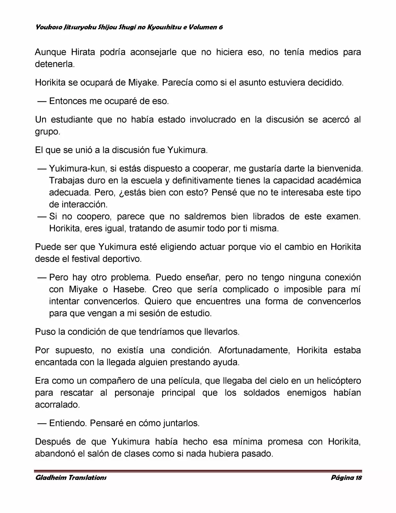 Página 18 del Manga