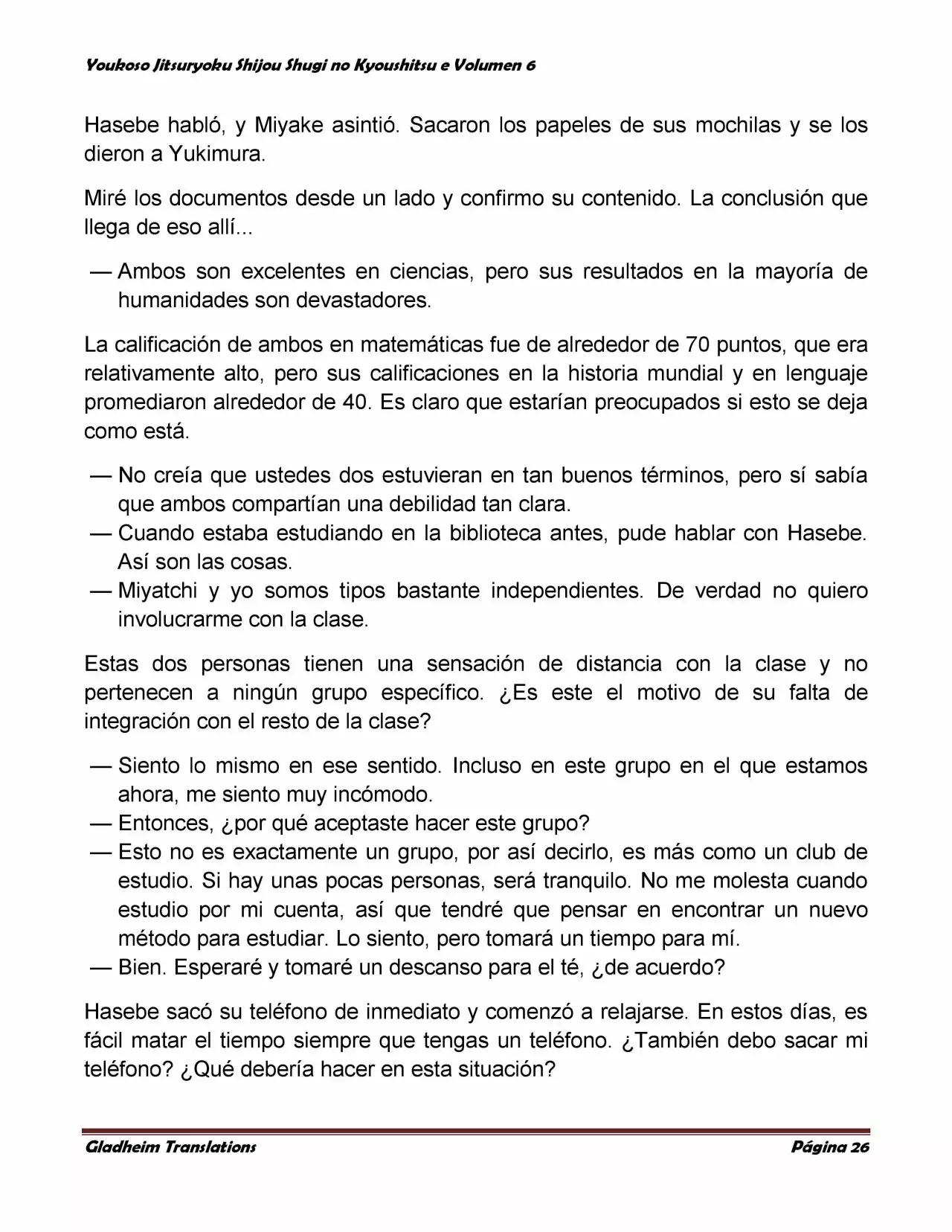 Página 26 del Manga