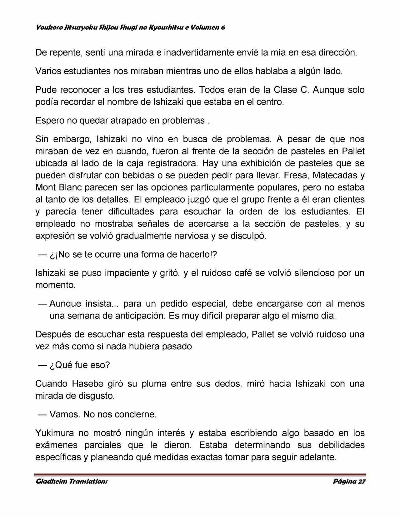 Página 27 del Manga