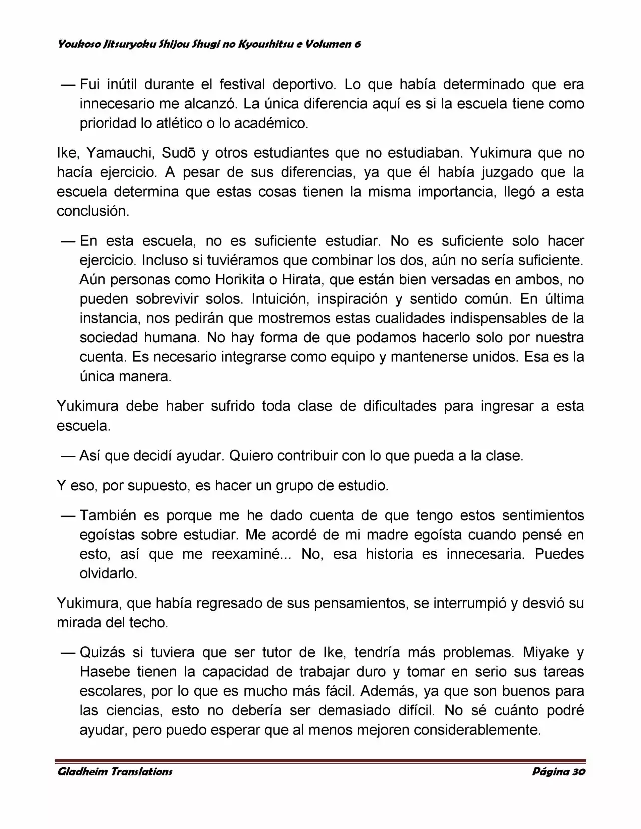 Página 30 del Manga