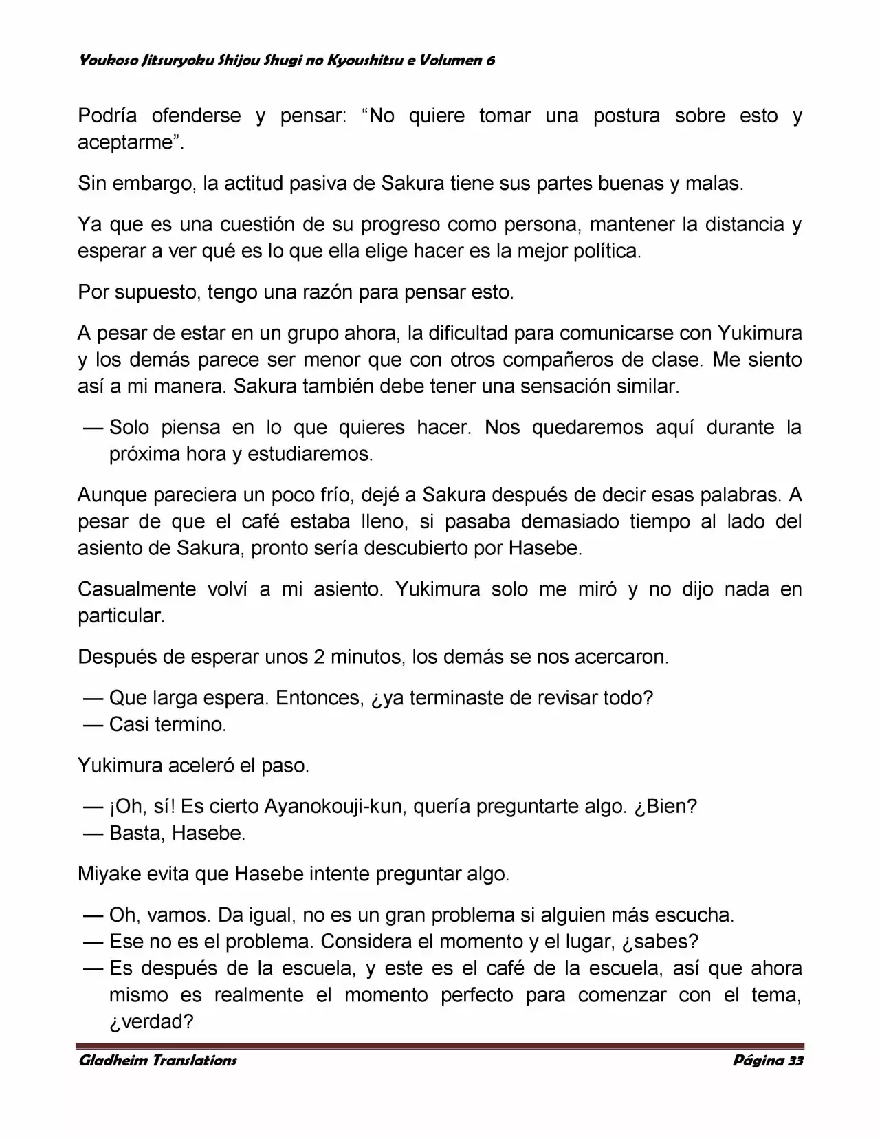 Página 33 del Manga