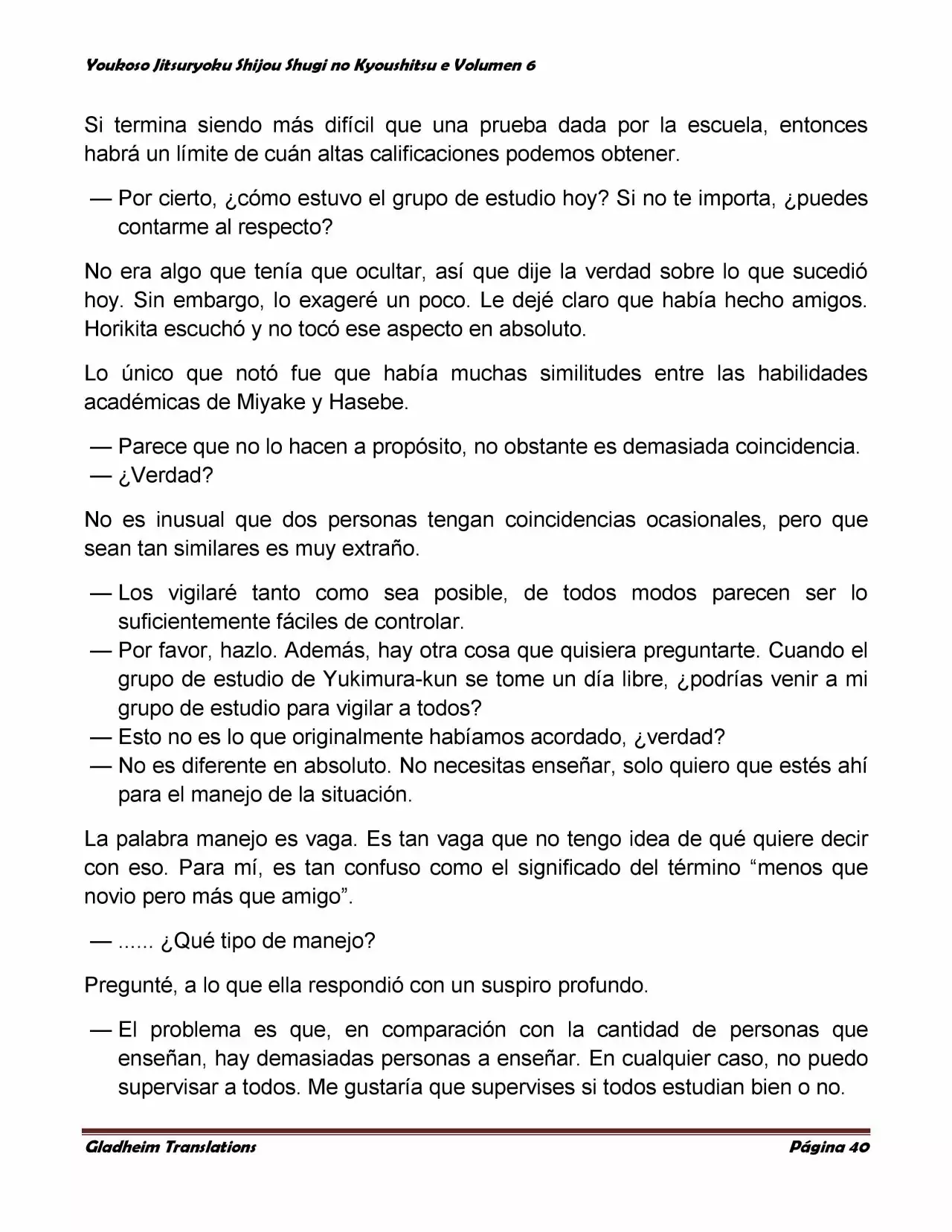 Página 40 del Manga