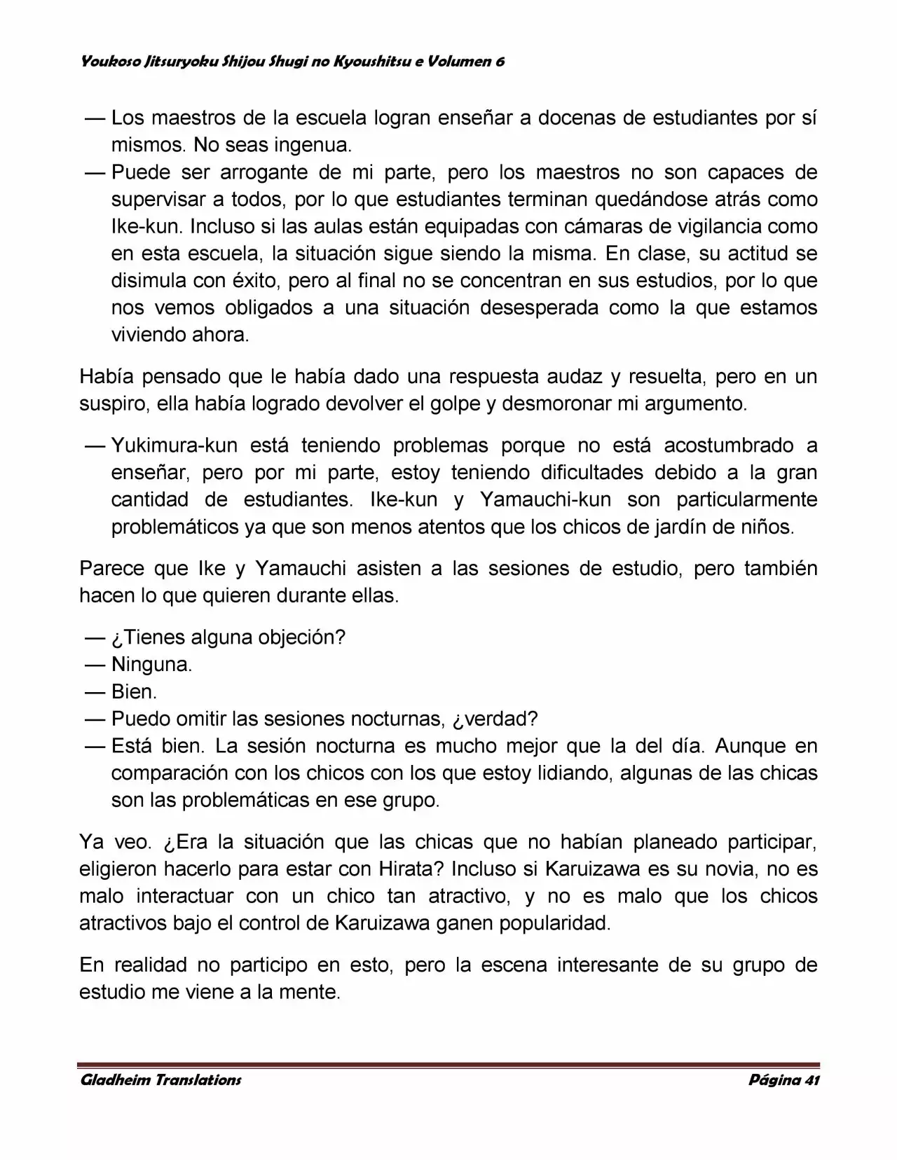 Página 41 del Manga