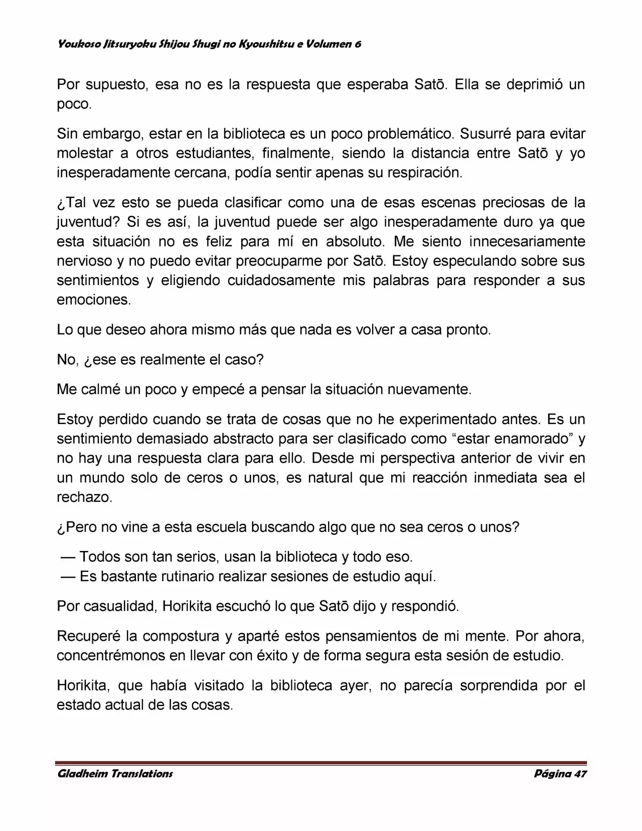 Página 47 del Manga