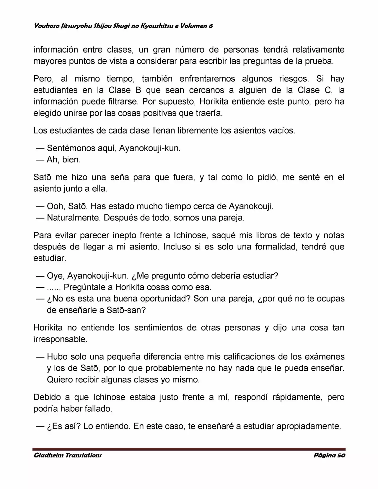 Página 50 del Manga