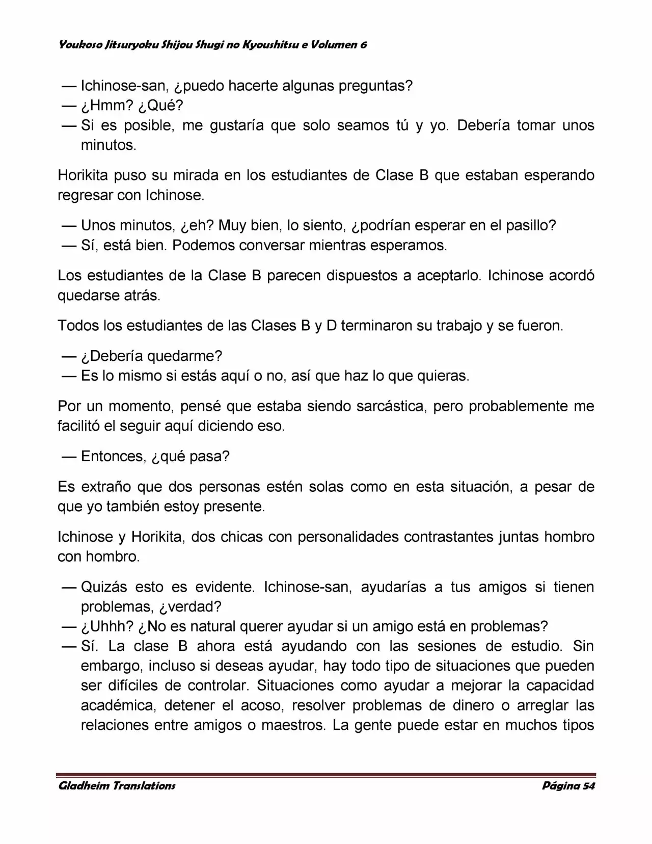 Página 54 del Manga