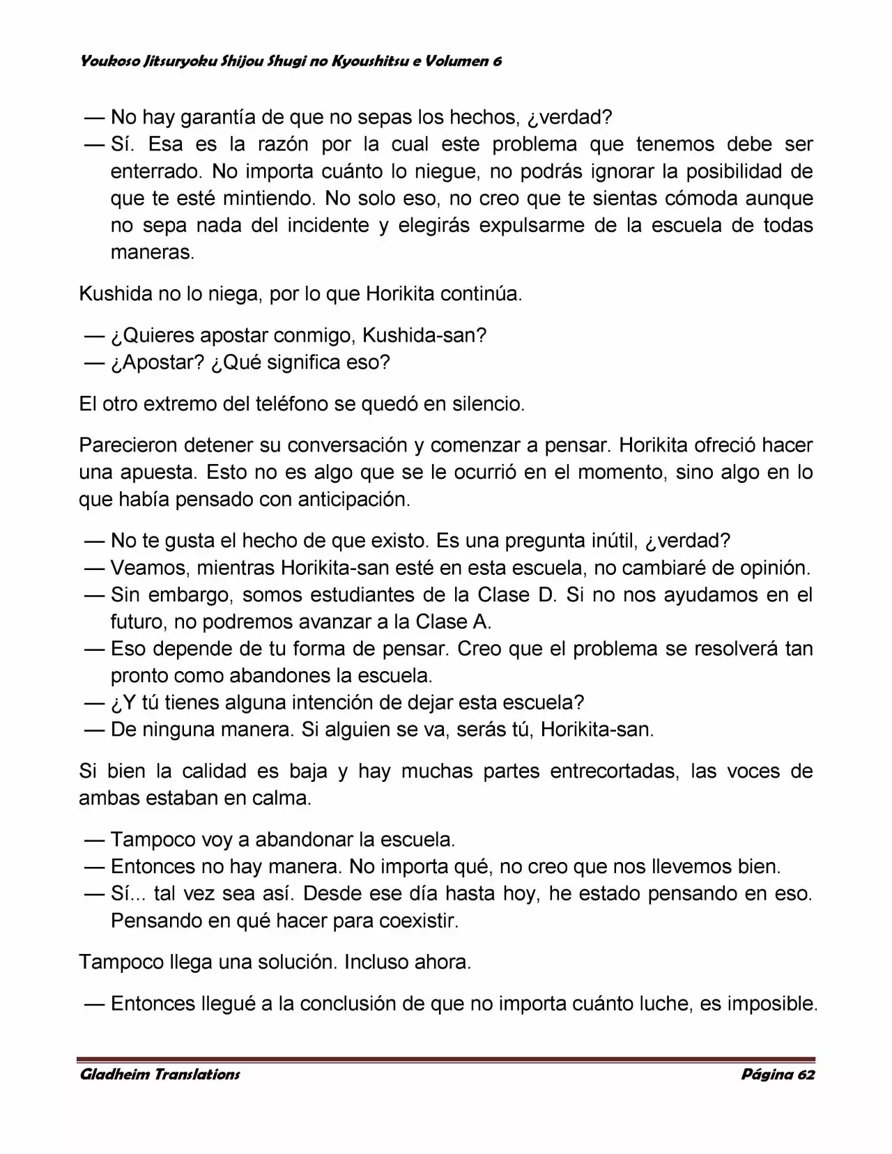 Página 62 del Manga