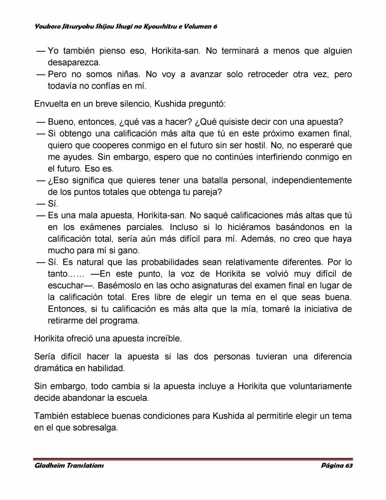 Página 63 del Manga