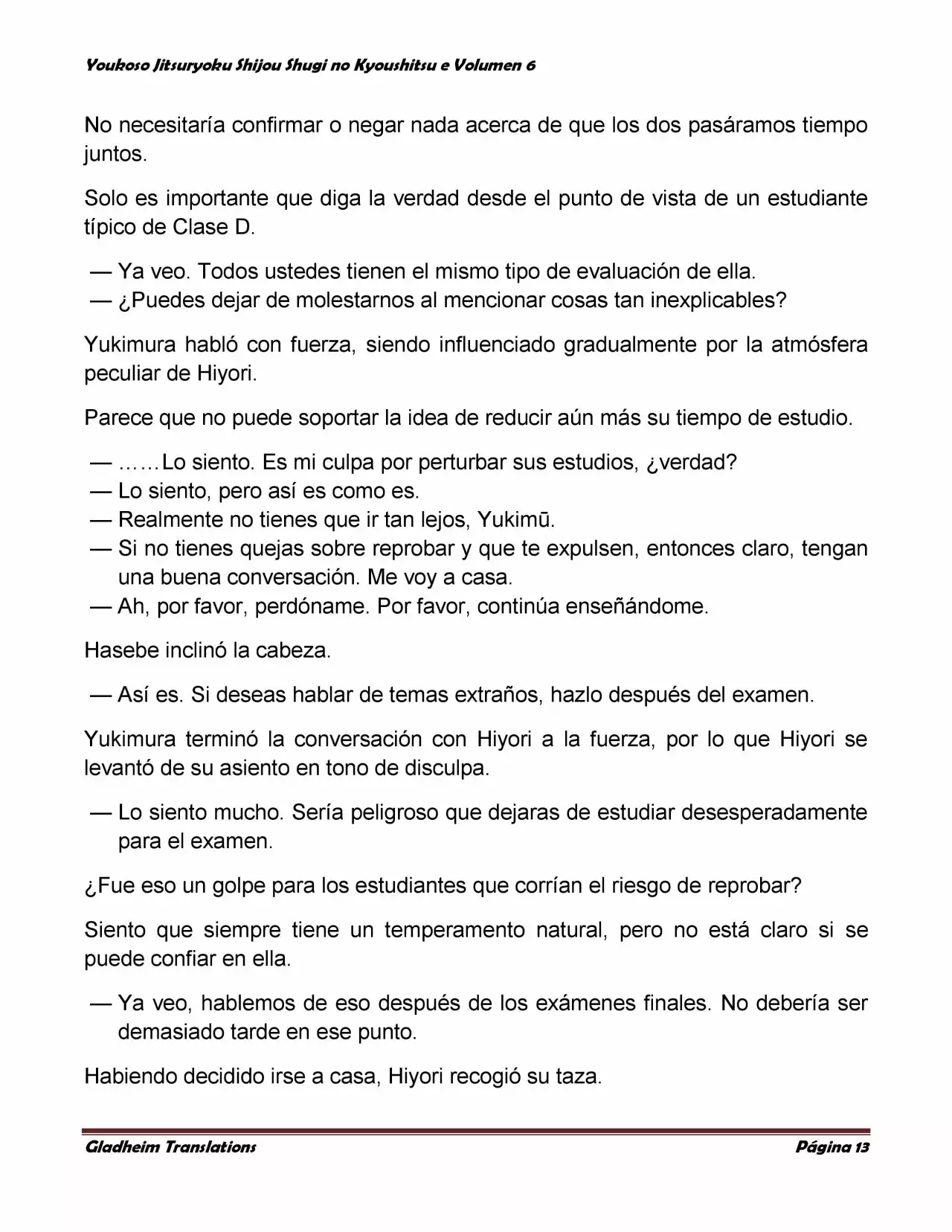 Página 13 del Manga