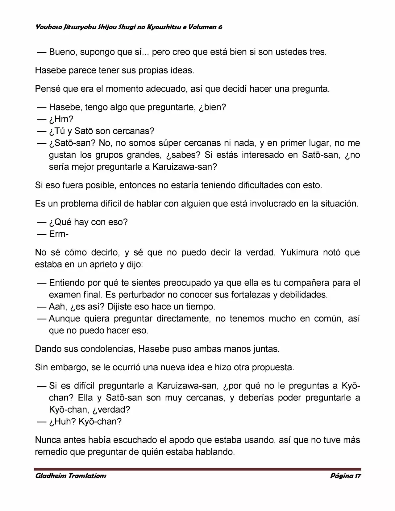 Página 17 del Manga