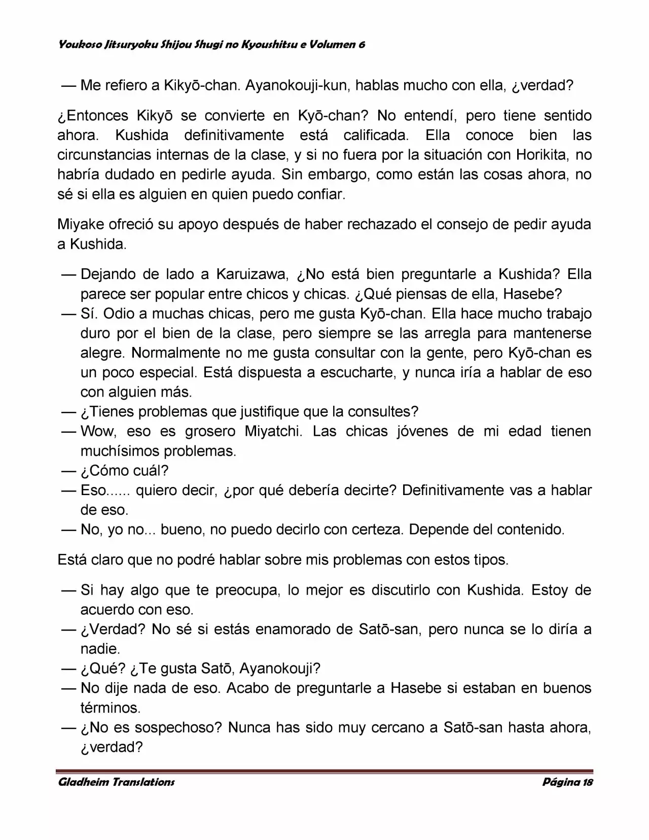 Página 18 del Manga