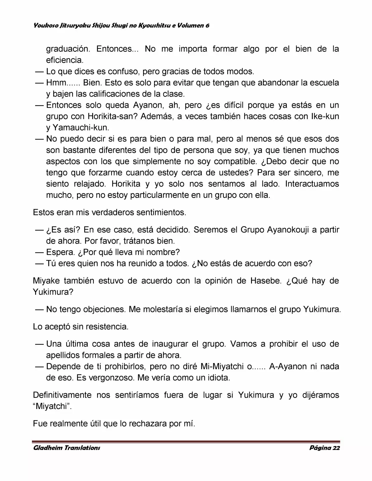 Página 22 del Manga