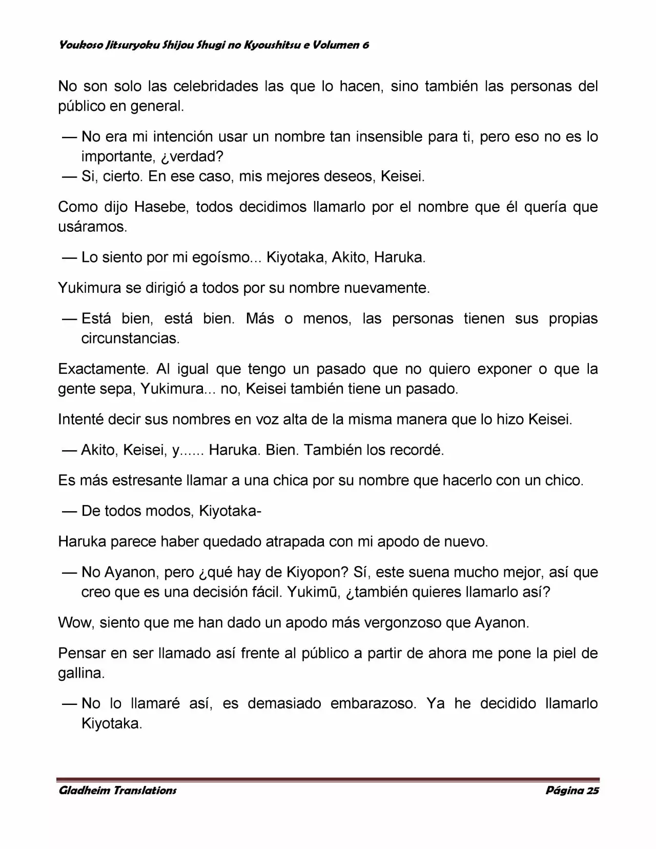 Página 25 del Manga