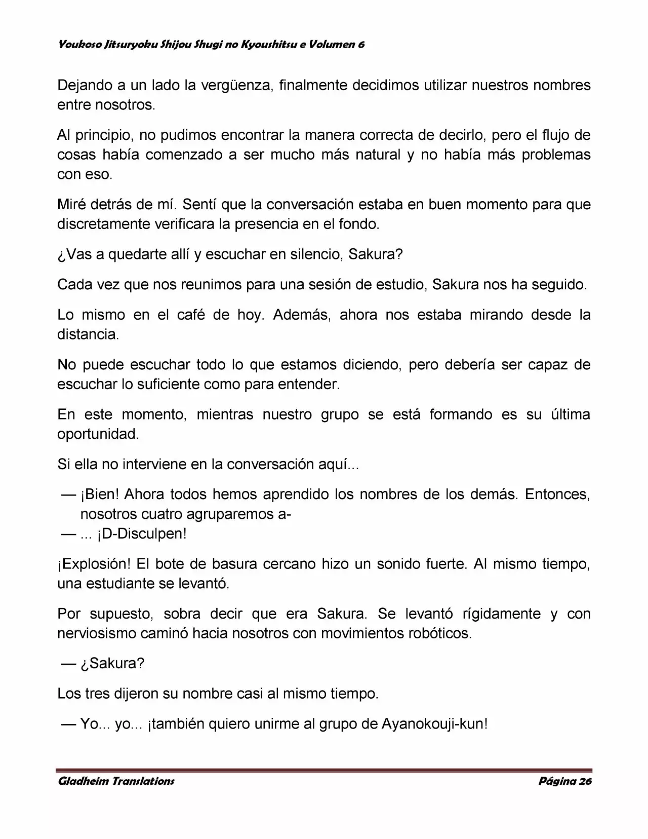 Página 26 del Manga