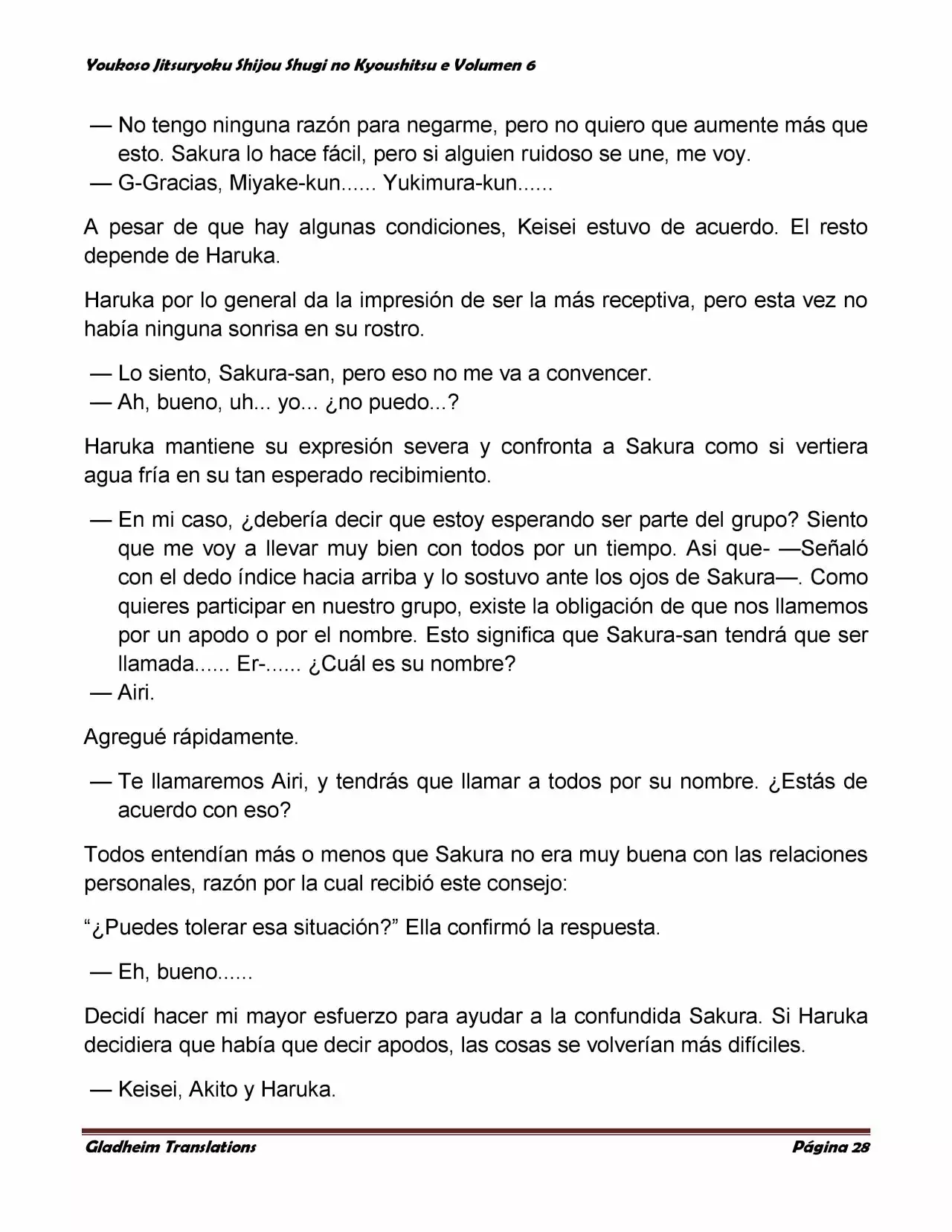 Página 28 del Manga