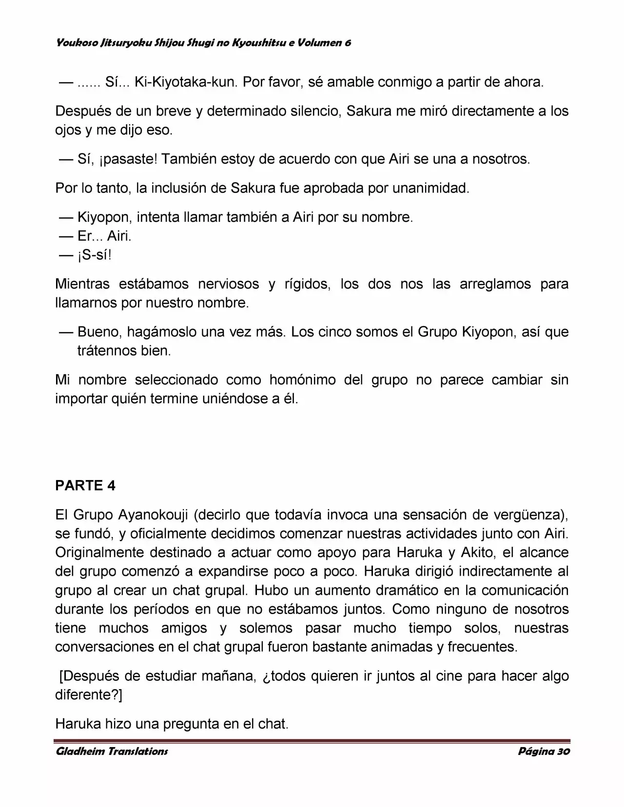 Página 30 del Manga