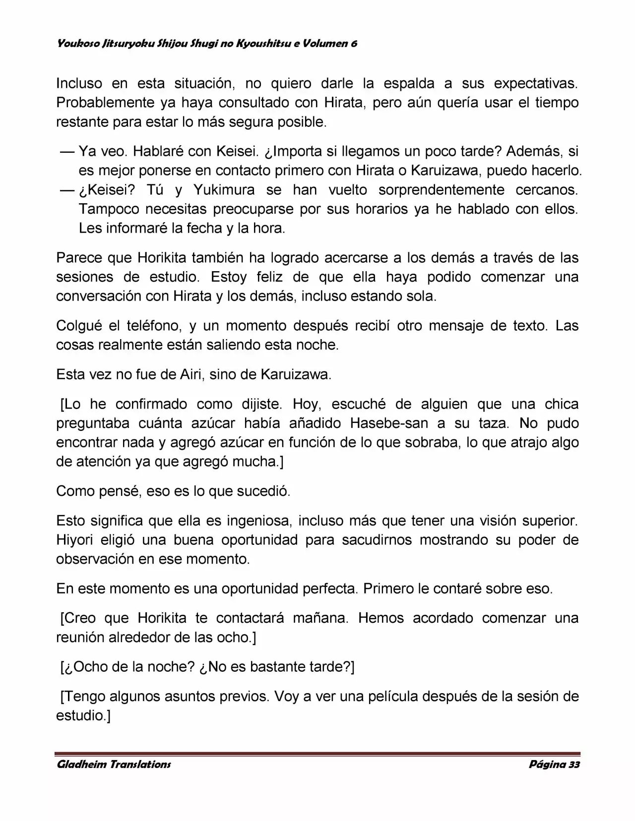 Página 33 del Manga
