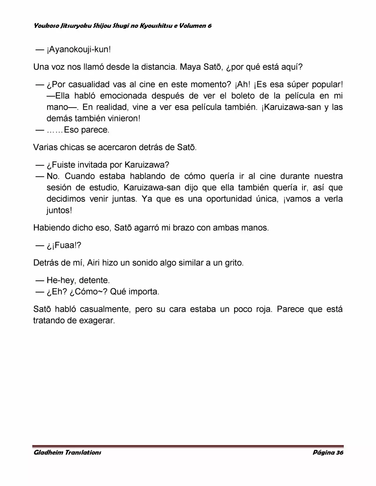 Página 36 del Manga