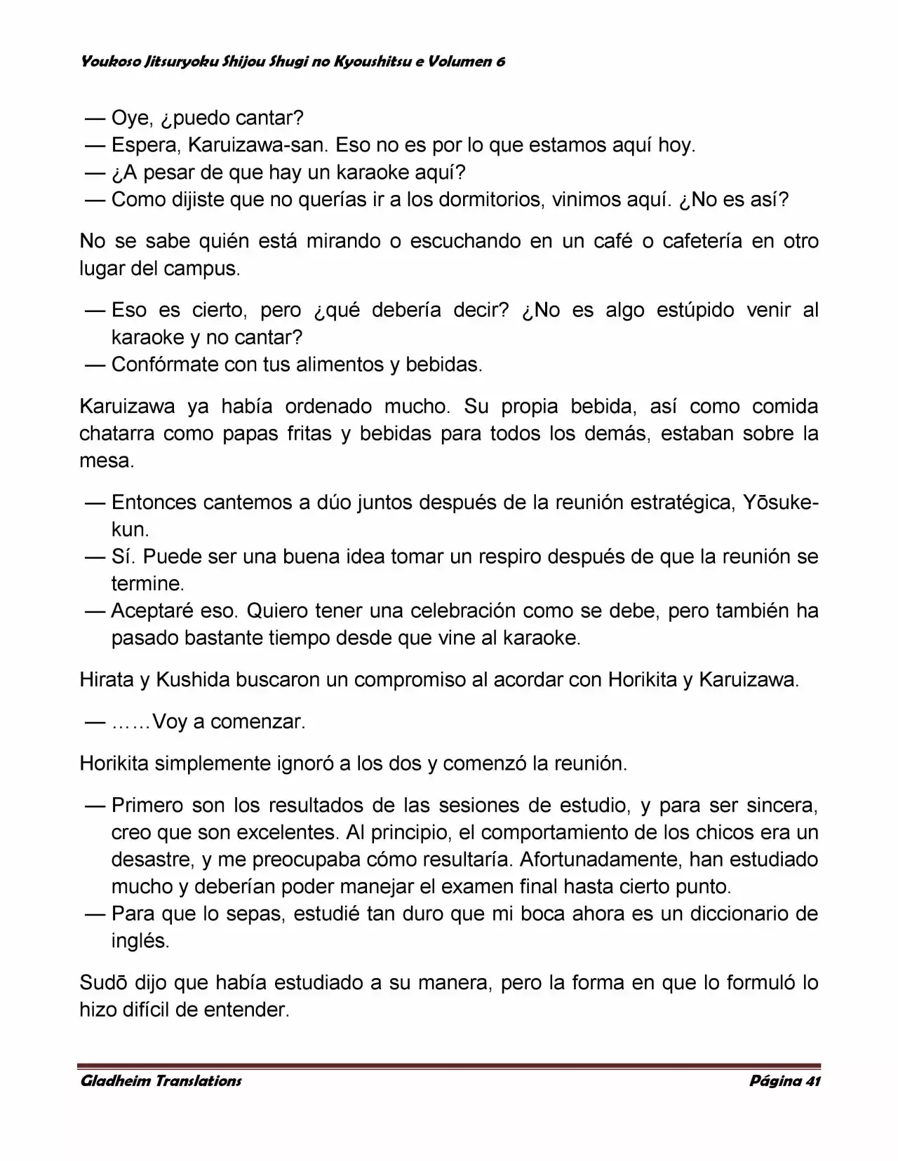 Página 41 del Manga