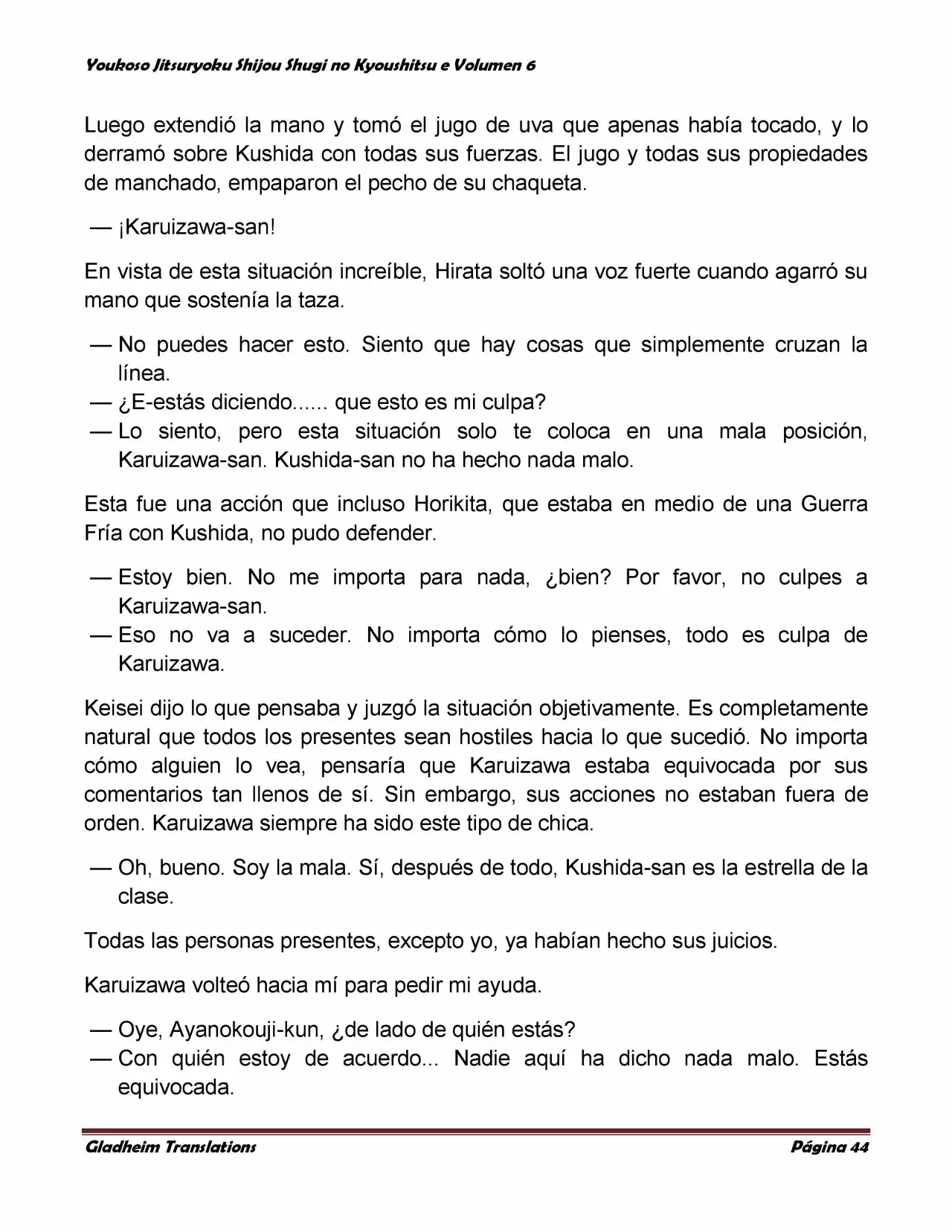 Página 44 del Manga