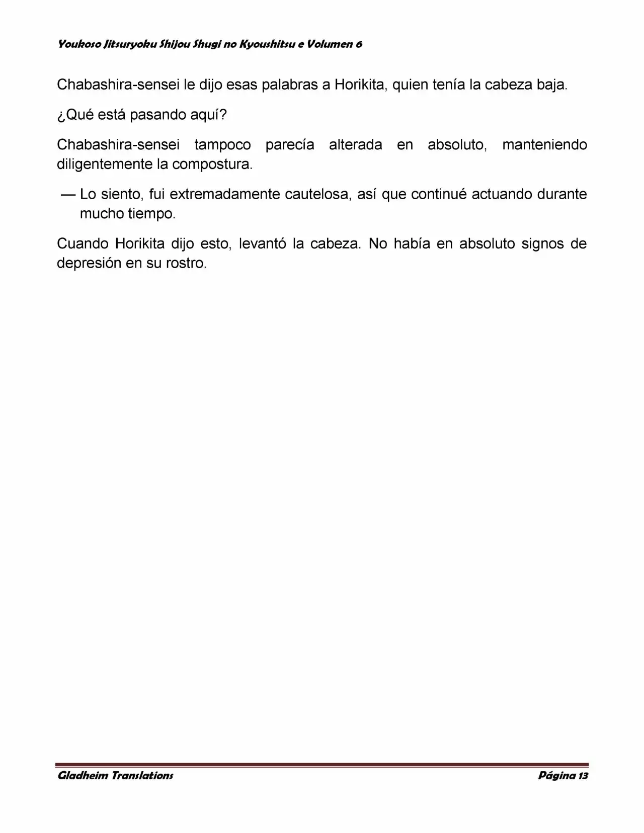 Página 13 del Manga