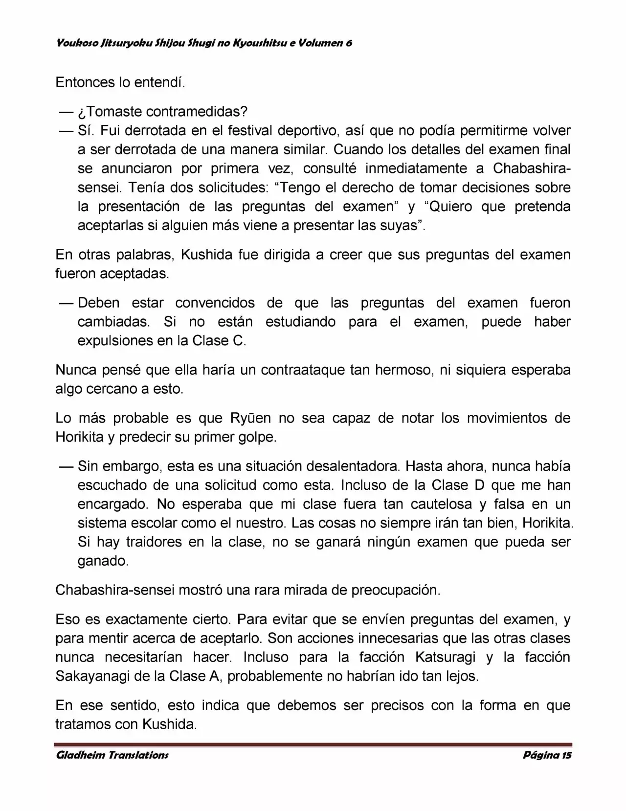 Página 15 del Manga