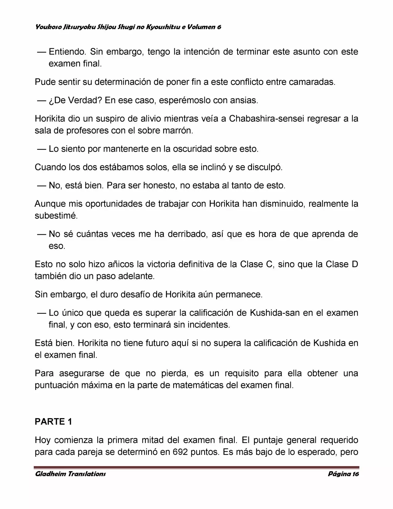 Página 16 del Manga