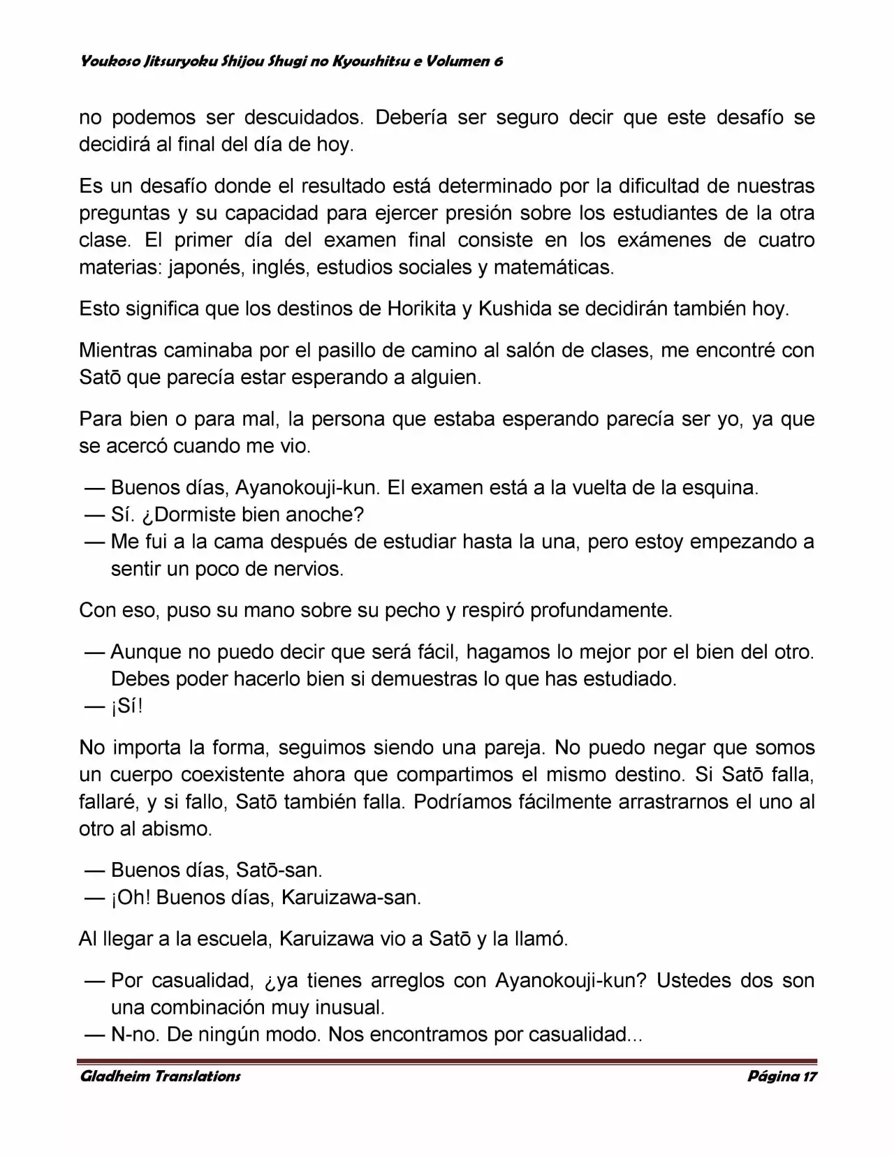 Página 17 del Manga