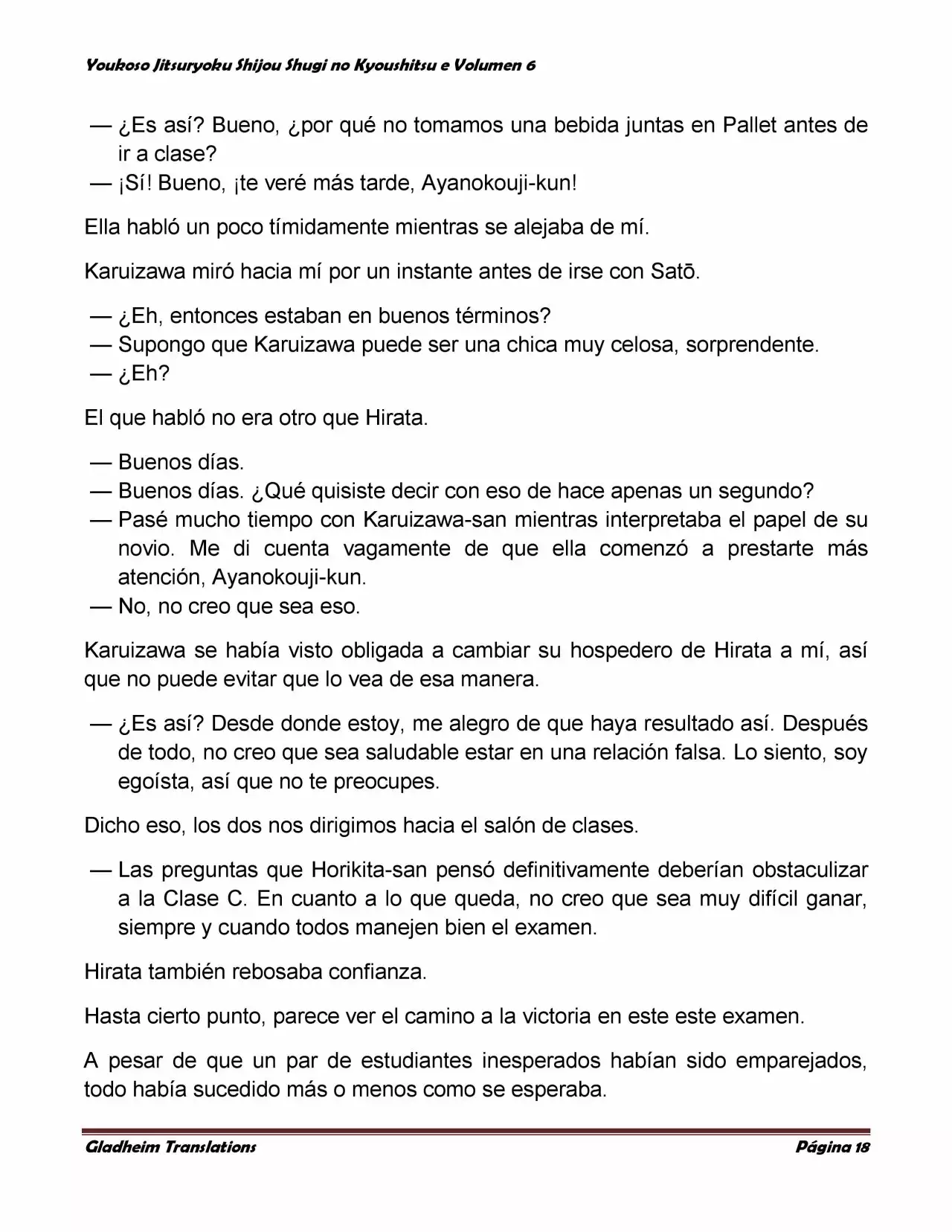 Página 18 del Manga