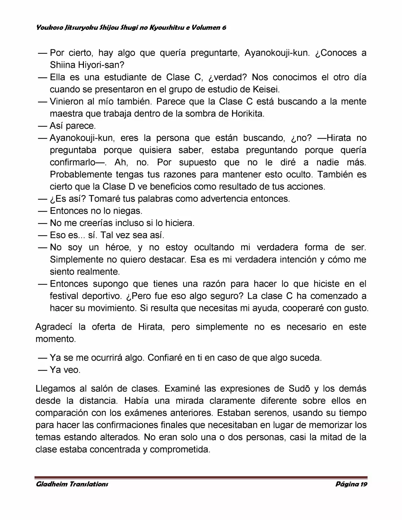 Página 19 del Manga