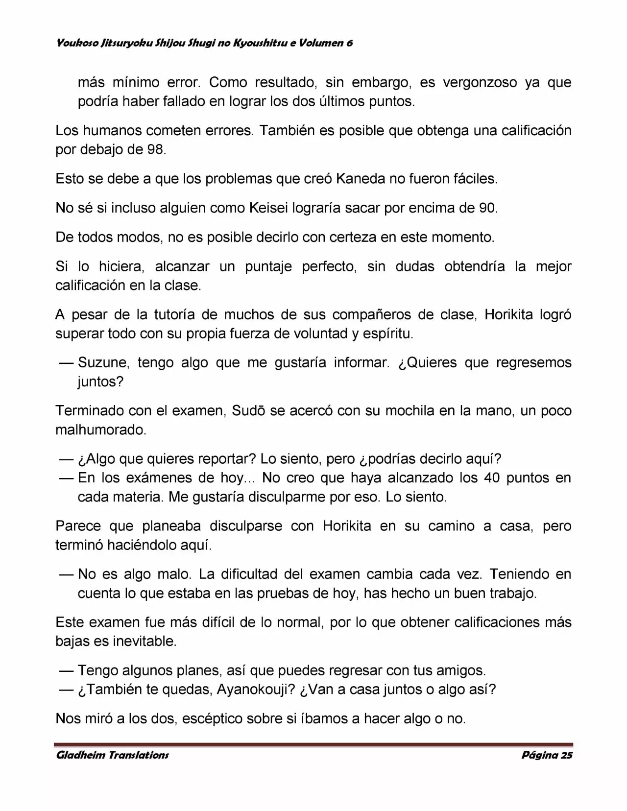 Página 25 del Manga