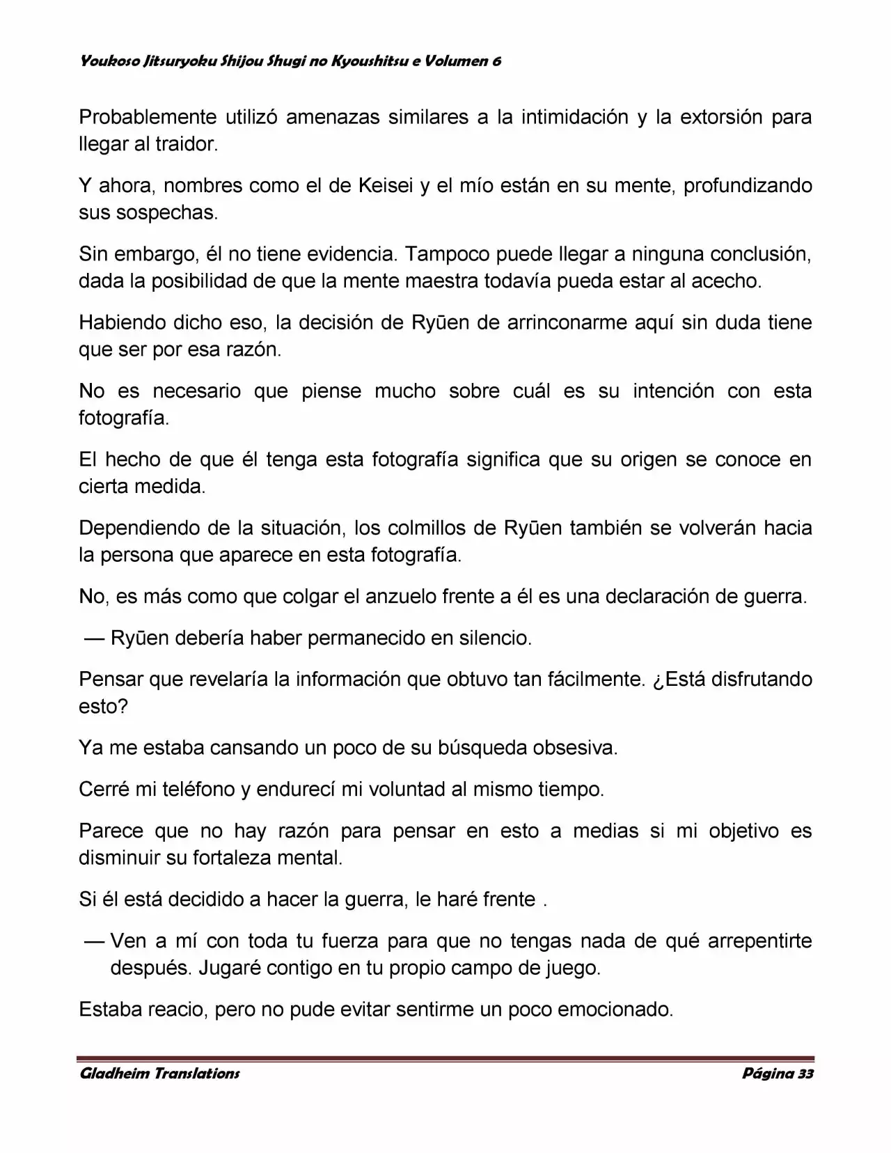 Página 33 del Manga