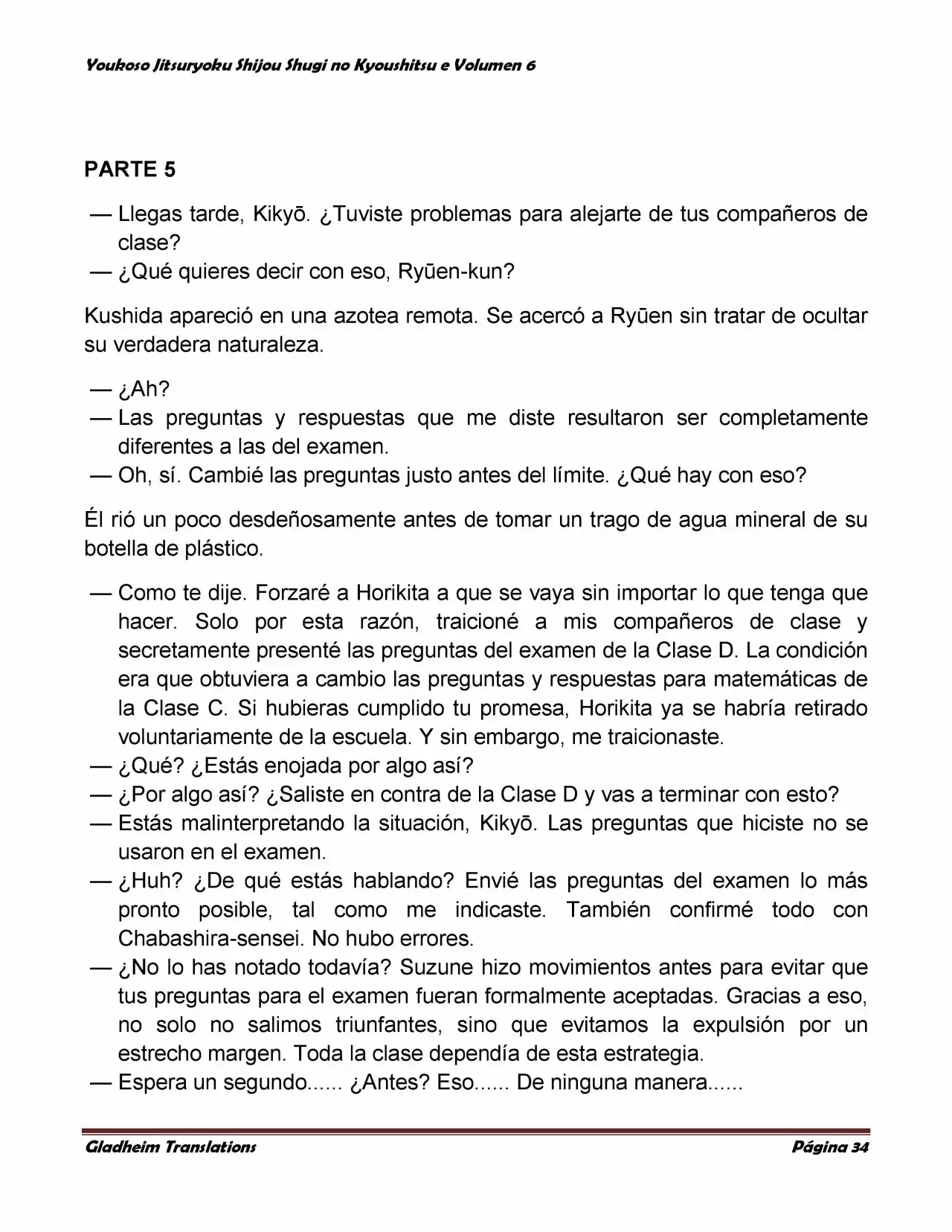 Página 34 del Manga