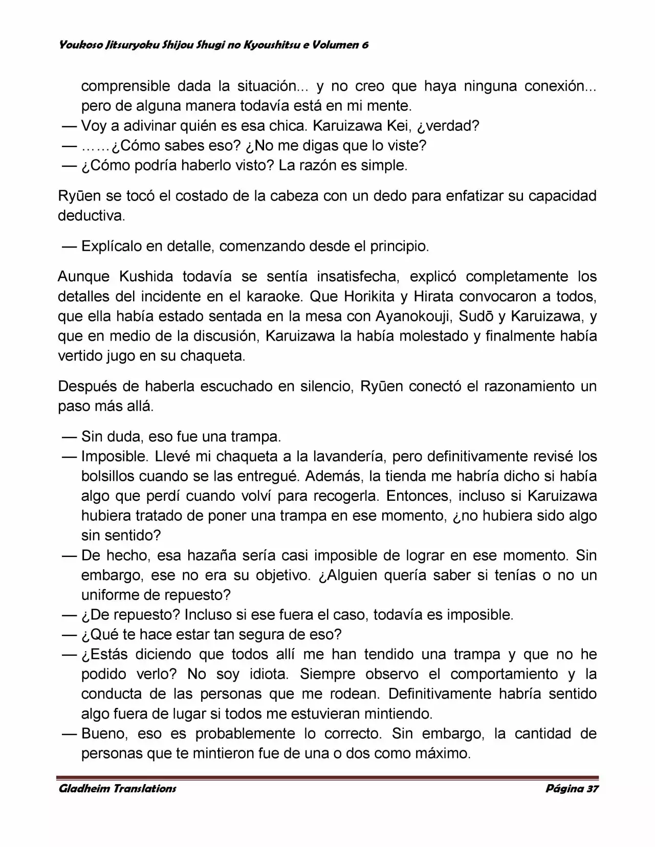 Página 37 del Manga