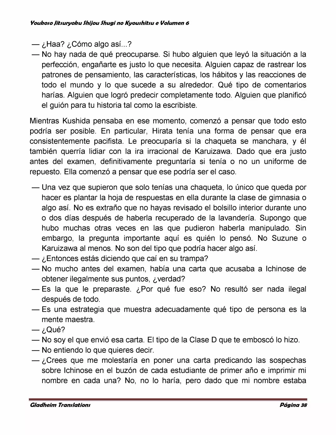 Página 38 del Manga