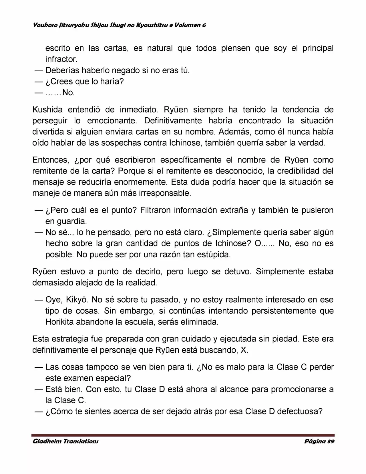 Página 39 del Manga