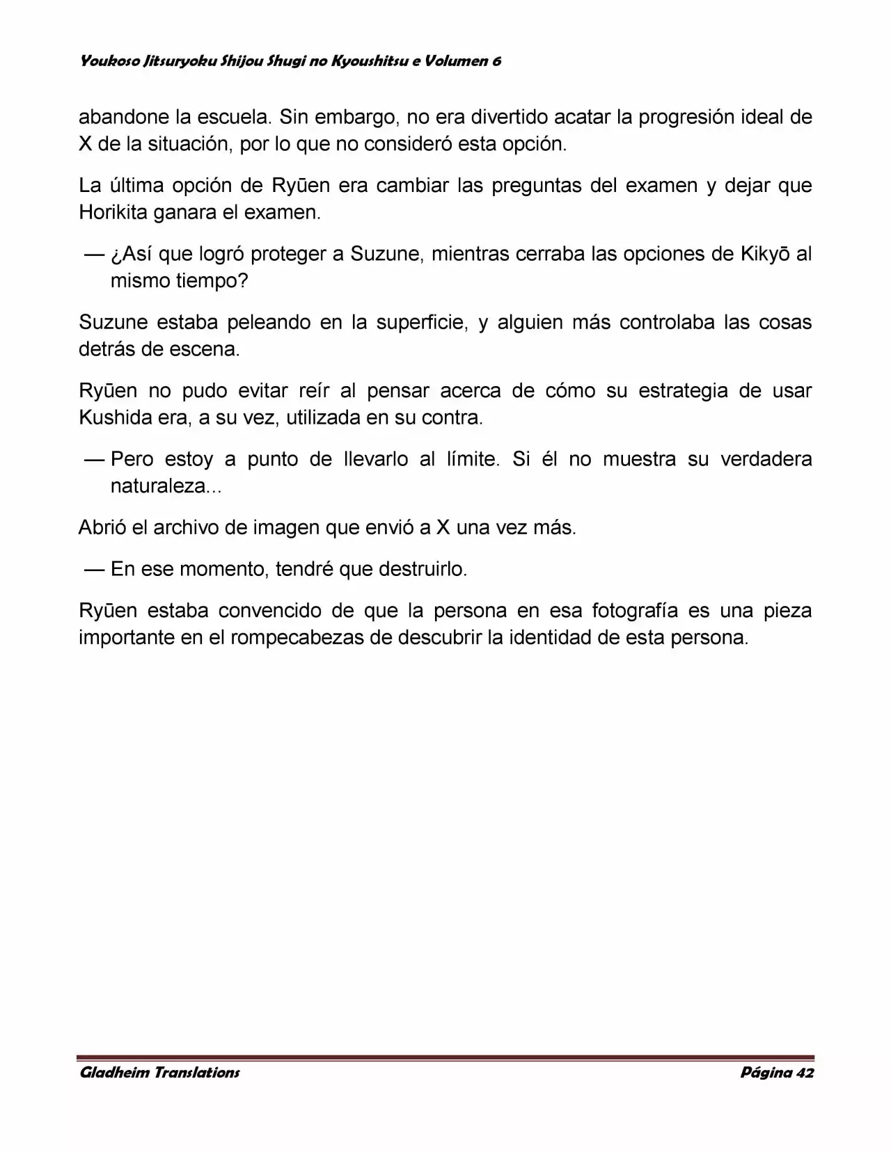 Página 42 del Manga