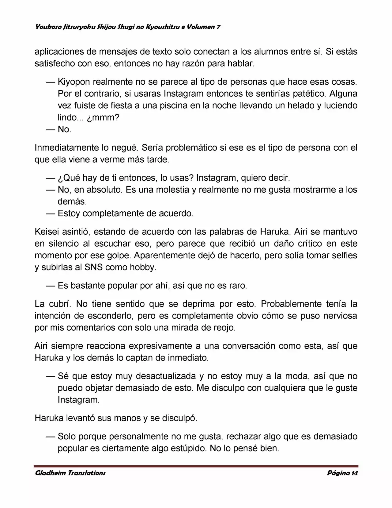 Página 14 del Manga