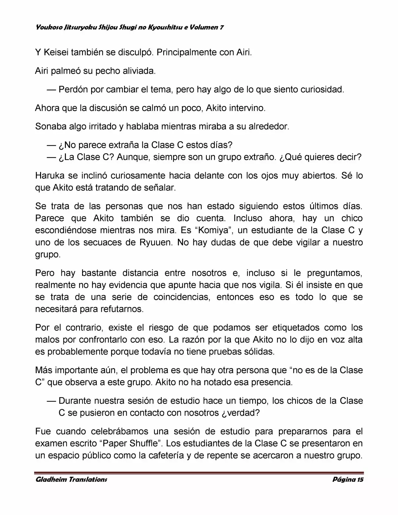 Página 15 del Manga