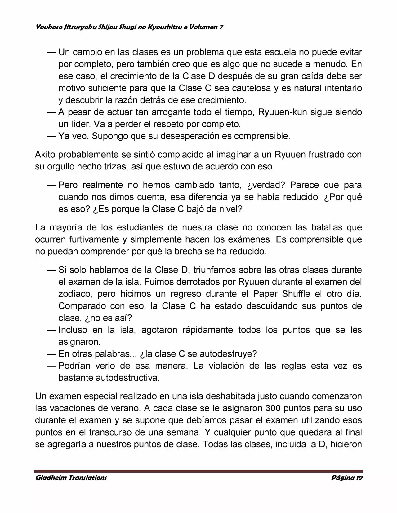 Página 19 del Manga