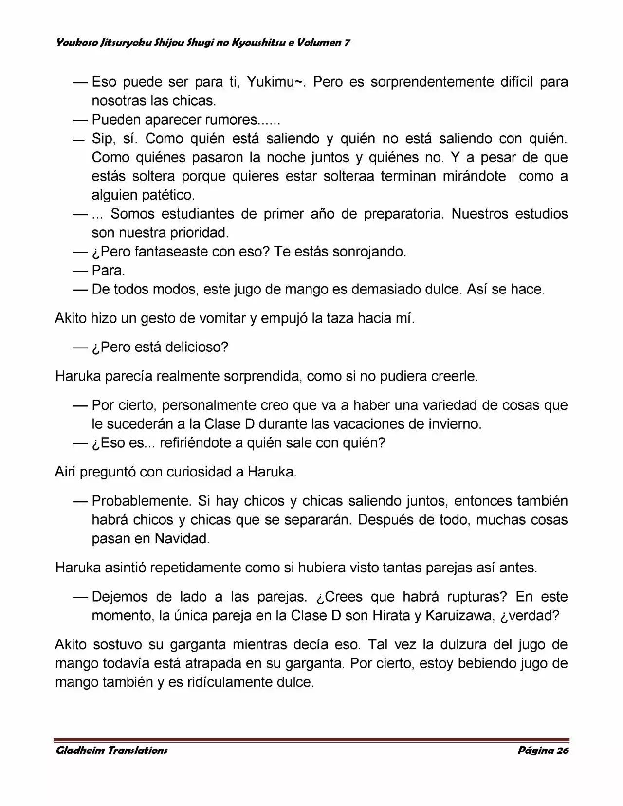 Página 26 del Manga