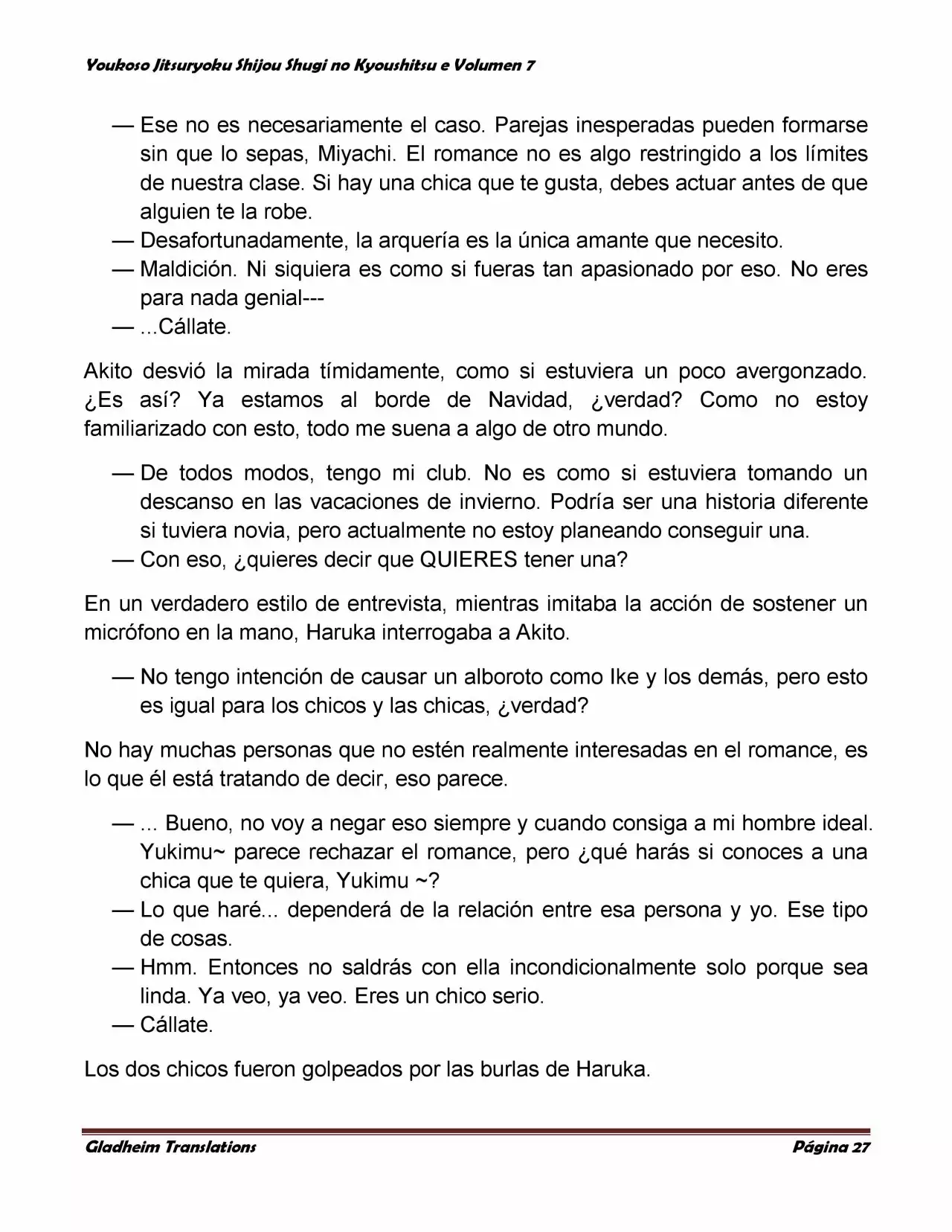 Página 27 del Manga