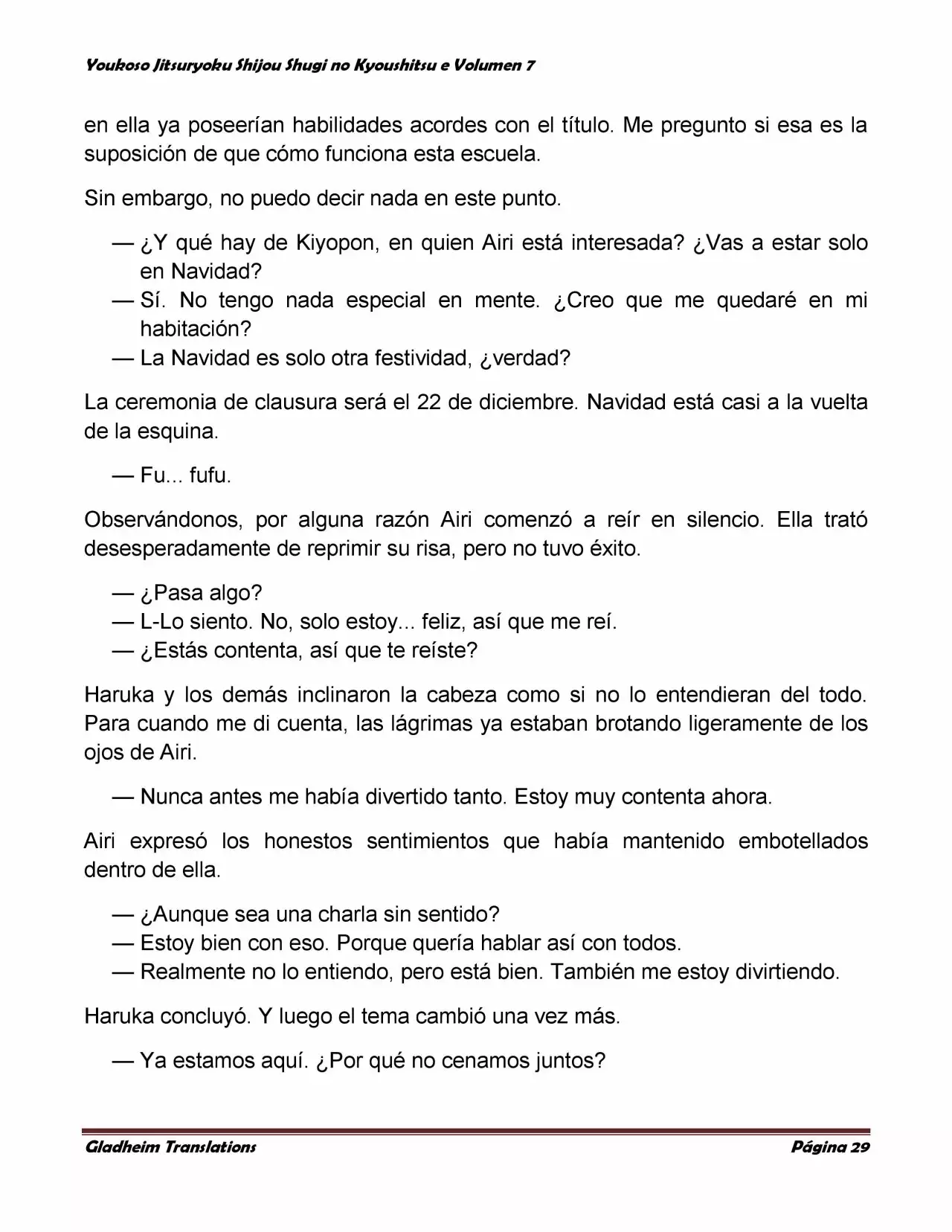 Página 29 del Manga