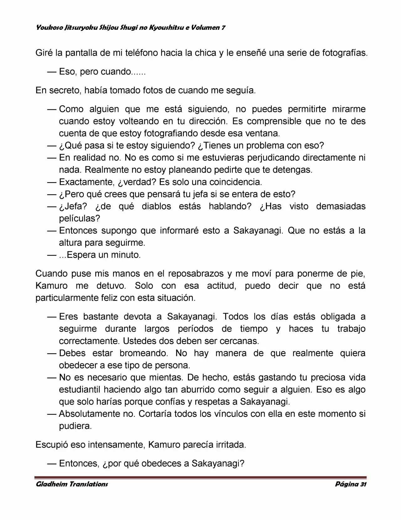 Página 31 del Manga