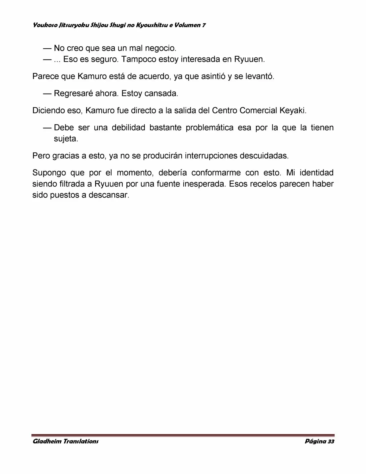Página 33 del Manga