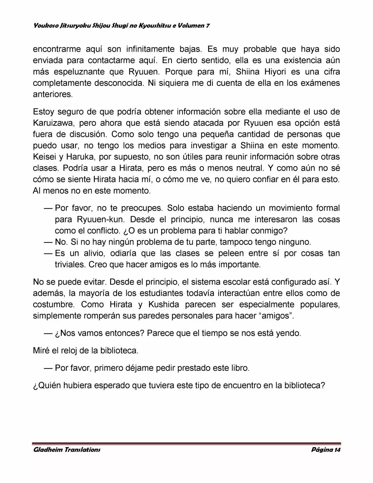 Página 14 del Manga