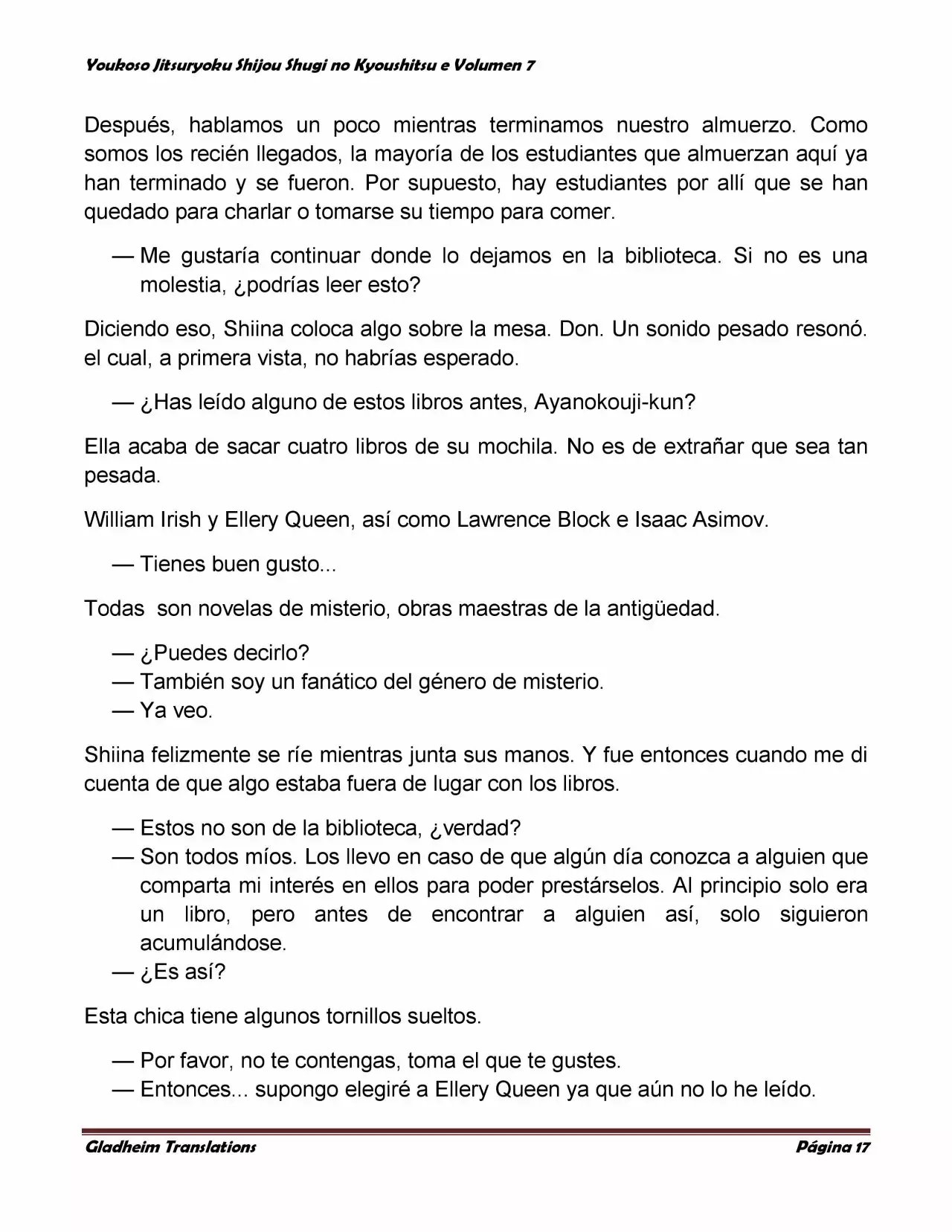 Página 17 del Manga