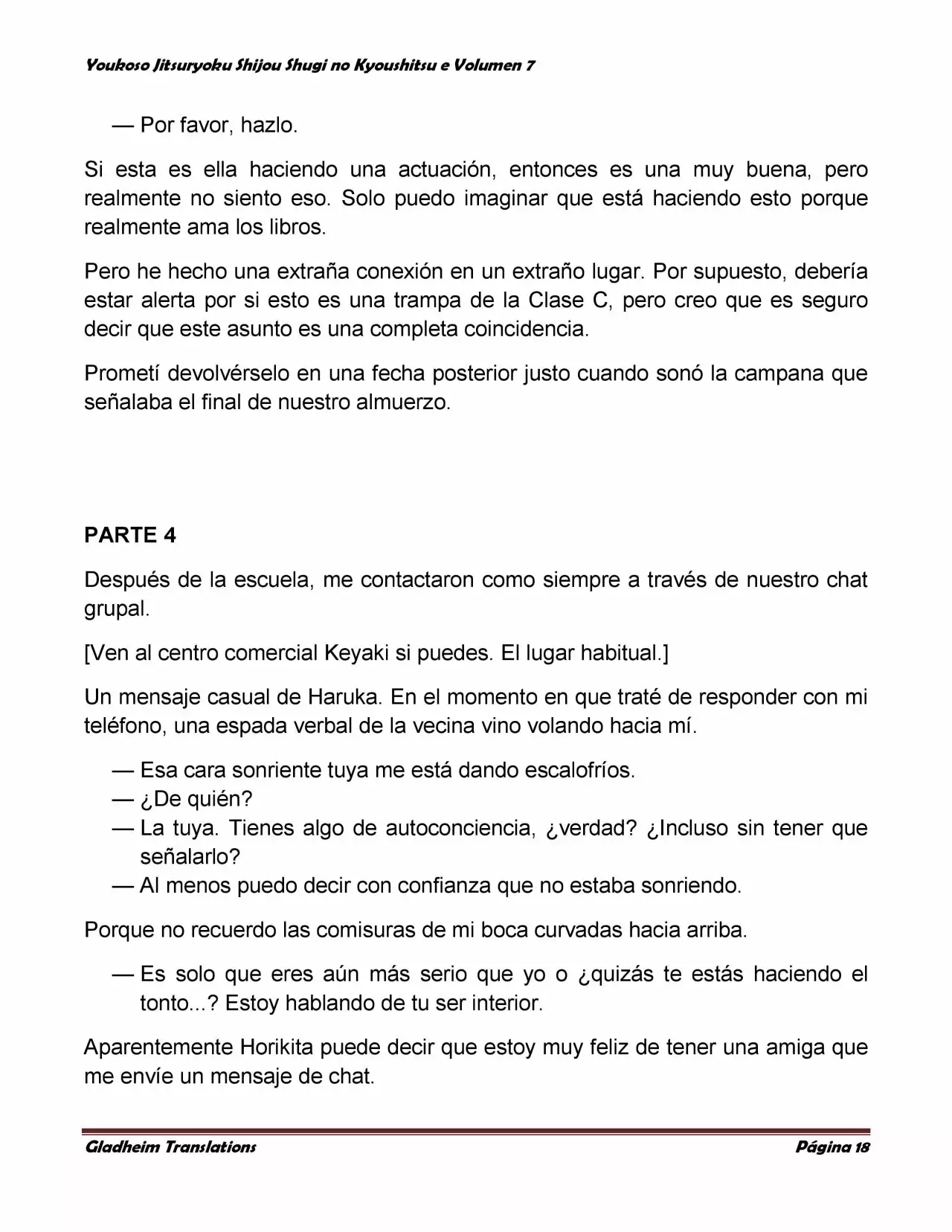 Página 18 del Manga