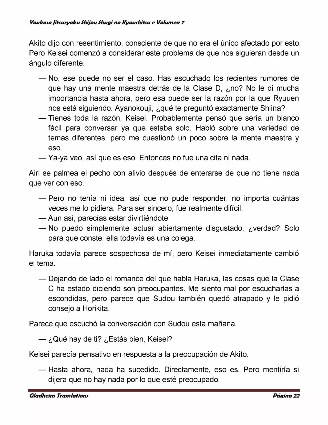 Página 22 del Manga