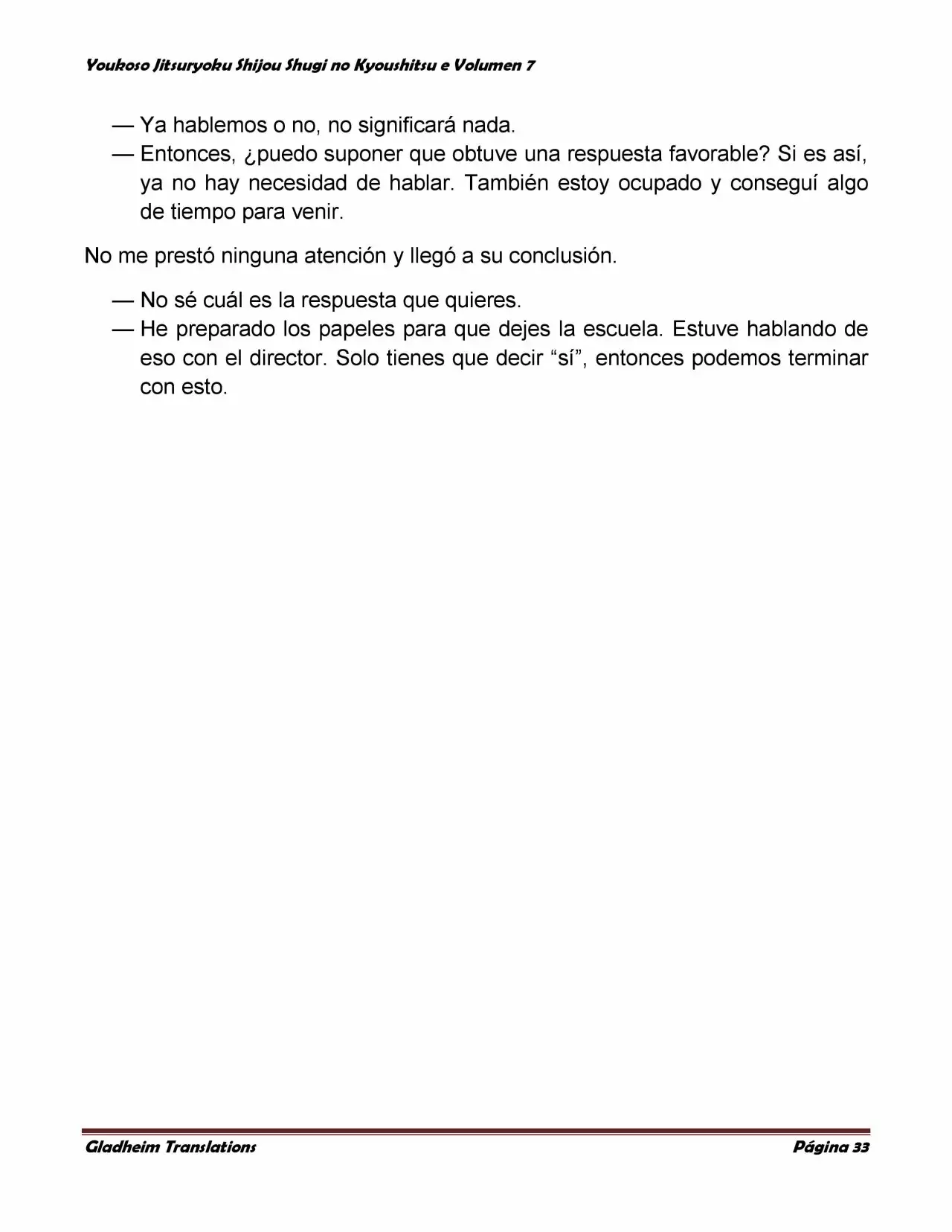 Página 33 del Manga